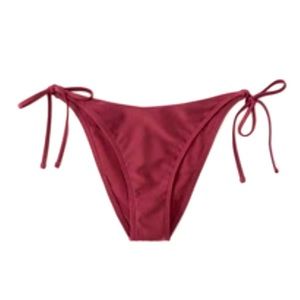Abercrombie & Fitch Tie-Side High-Leg Cheeky Bikini Bottom